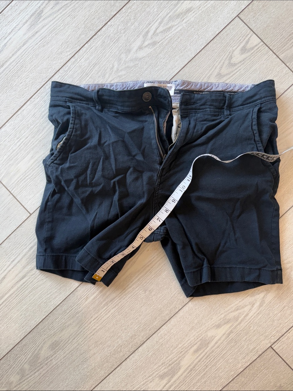 Black Men’s Casual Cotton Shorts - Picture 4 of 6